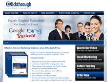 Tablet Screenshot of clickthrough.com